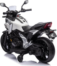 Moto Elettrica per Bambini Licenza Ufficiale Honda NC750X 12V 4,5Ah Bianco