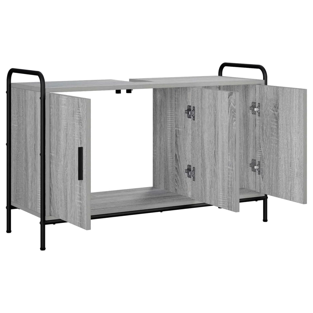 Mobile da Bagno Sonoma grigio 95 x 34 x 61 cm 8014067