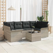 Set Divano da Giardino 7 pcs Grigio chiaro e grigio scuro 3353931