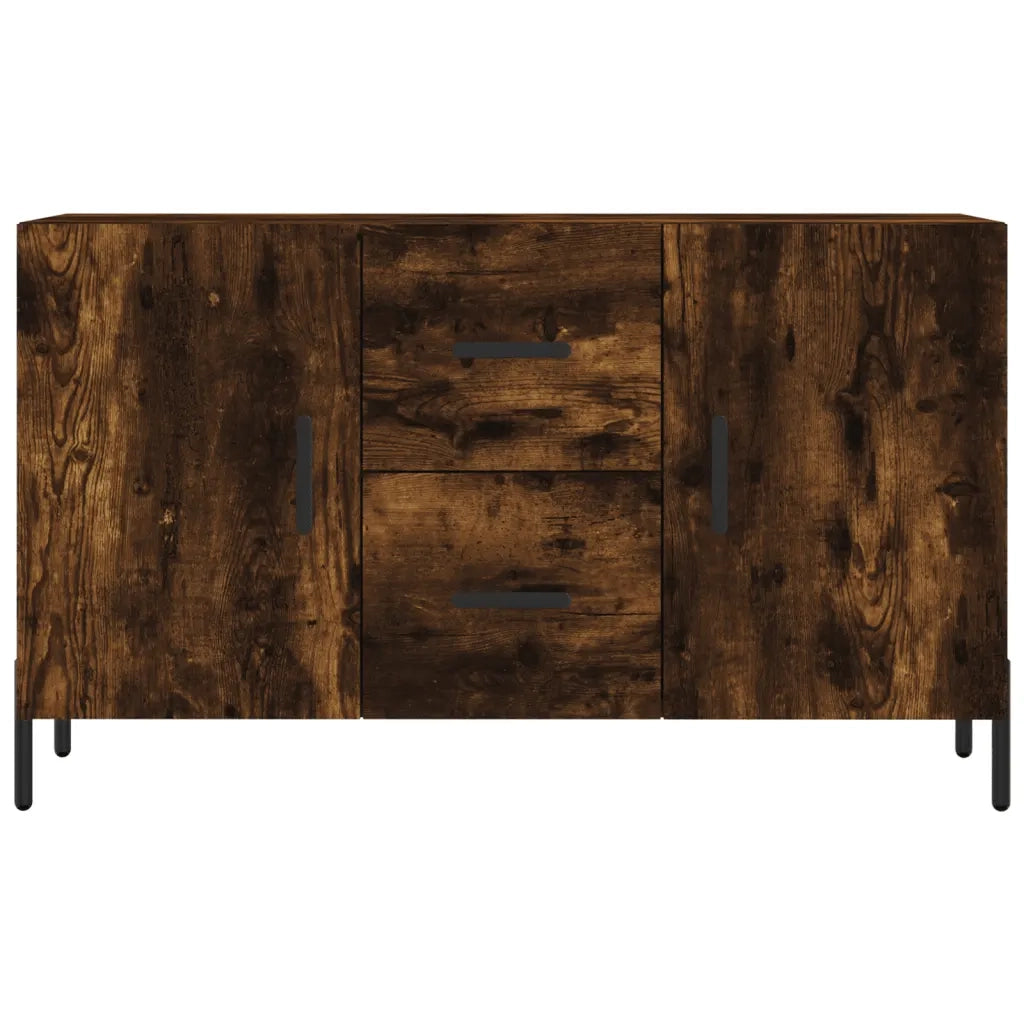 Credenza Rovere Fumo 100x36x60 cm in Legno Multistrato 828185
