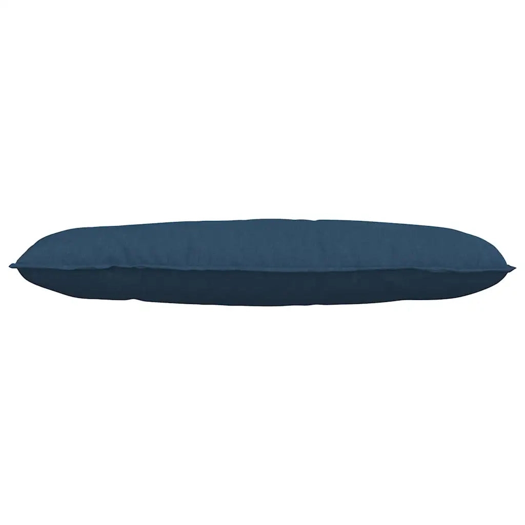 Cuscino per Schiena Blu 120 x 19 x 50 cm Tessuto