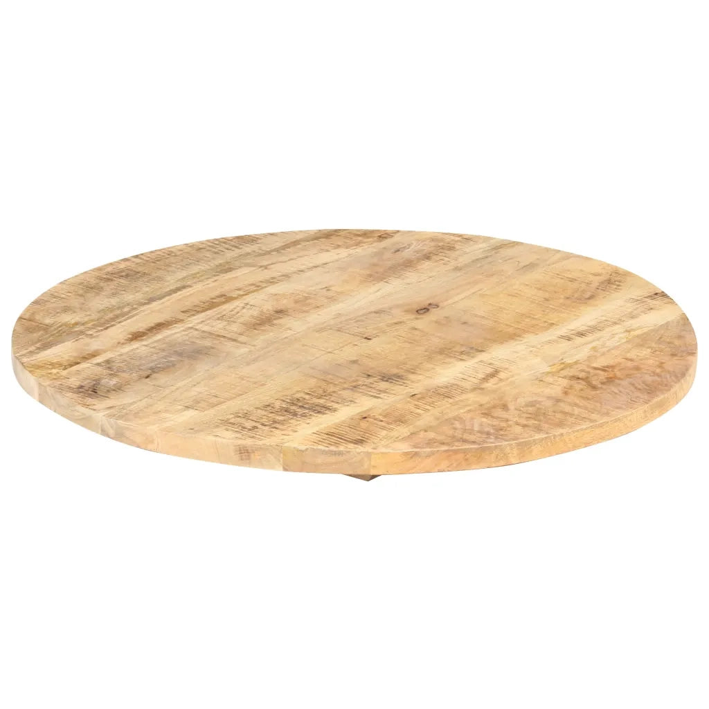 Piano Tavolo in Legno Massello di Mango Rotondo 25-27 mm 50 cm 286005