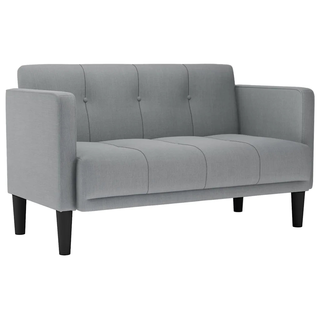Divano Divanetto-Sofa Grigio Chiaro 111 cm in Tessuto