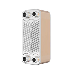 Scambiatore a piastre saldobrasate in acciaio inox, 30 piastre, max 66 kw