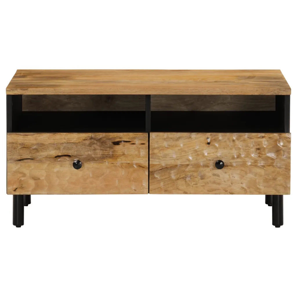 Tavolino da Salotto 80x54x40 cm in Legno Massello di Mango 356904
