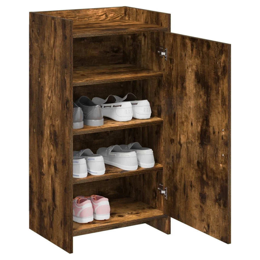 Mobile per scarpe con archiviazione Rovere Fumo 48 x 36 x 92 cm 8011335