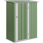 Casetta da giardino metallo ¨C zephmum ¨C Verde 142x86x189 cm
