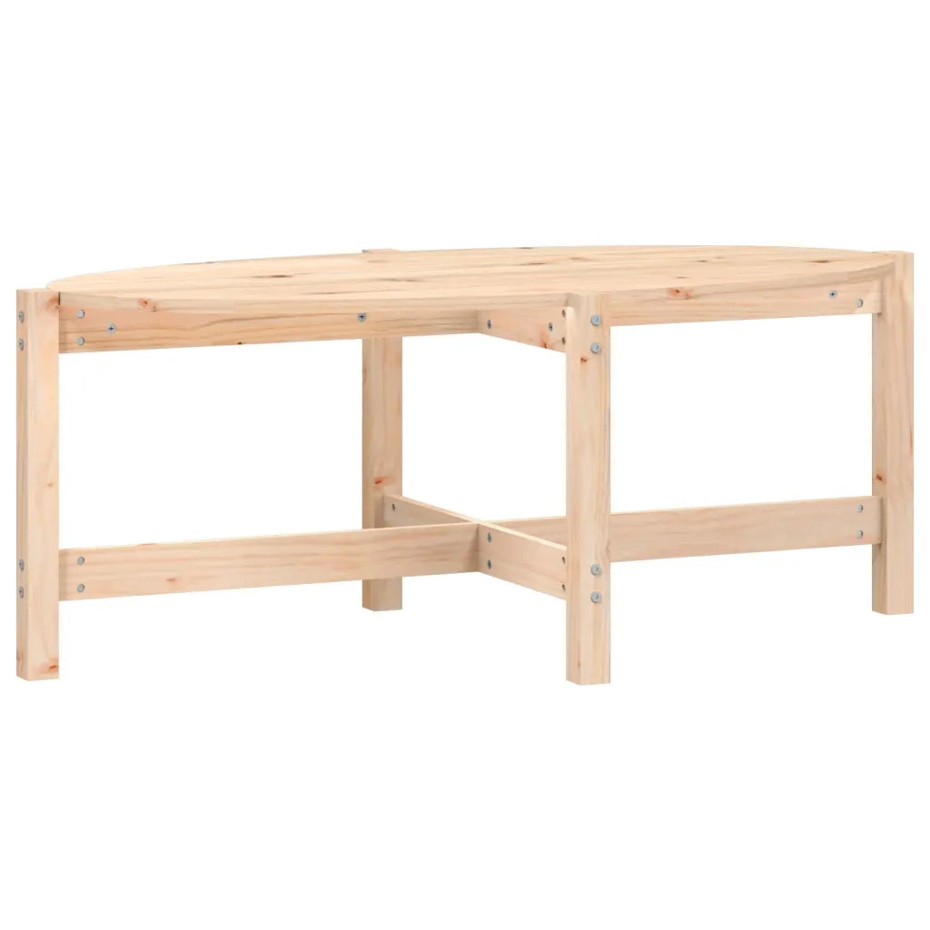 Tavolino da salotto | Tavolino da caff¨¨ | Tavolino da Soggiorno 118x63x45 cm in Legno Massello di Pino