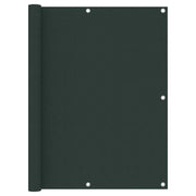 Paravento da Balcone Verde Scuro 120x300 cm Tessuto Oxford