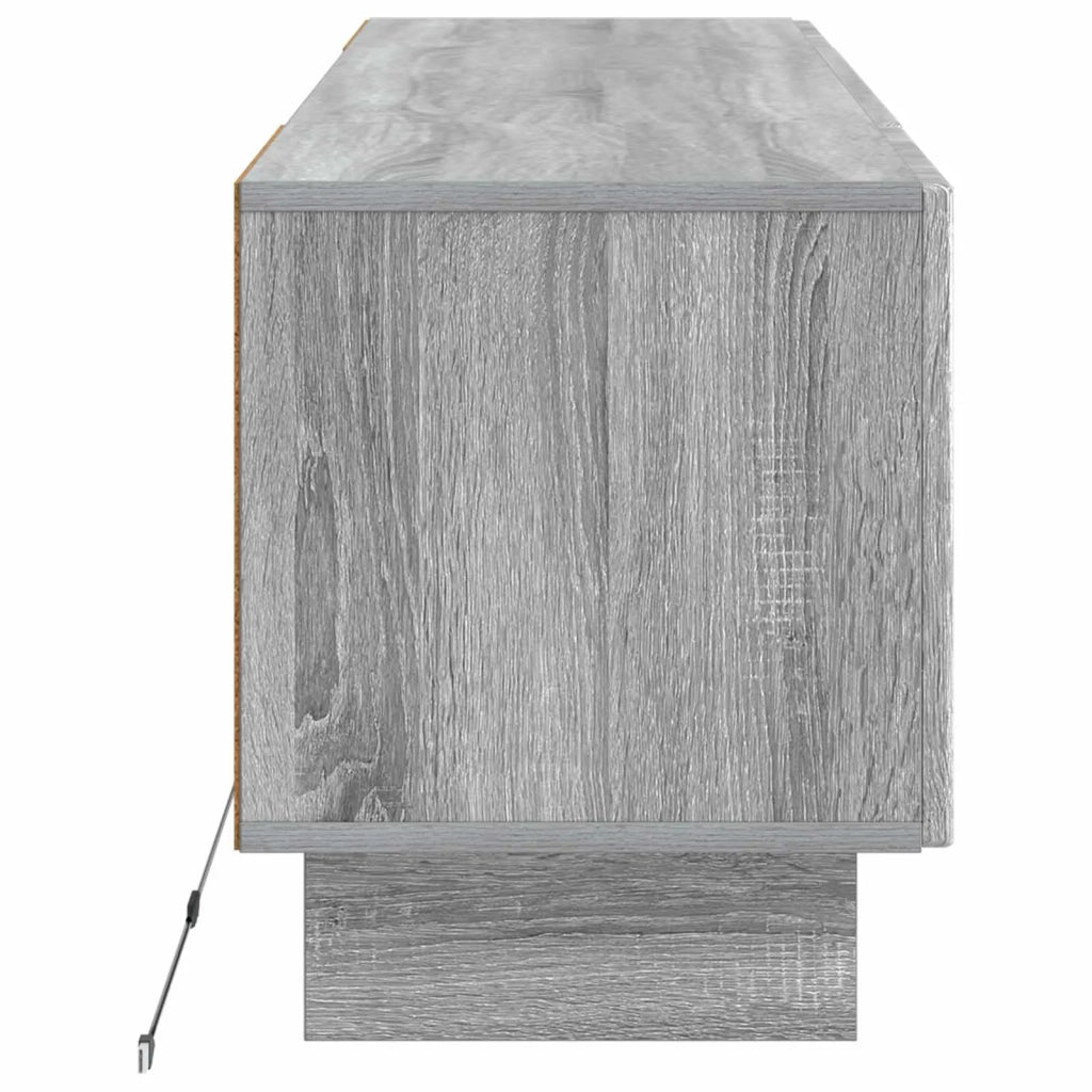 Mobile TV LED Sonoma grigio Legno ingegnerizzato 896031