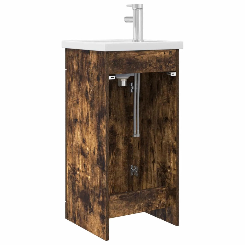 Mobile da bagno con lavabo Rovere Fumo 42 x 40 x 84,5 cm 890676