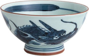Tazza di Porcellana per Riso 500ml - Drago - Tradizionale Hasami-yaki Giapponese - Alta Qualità