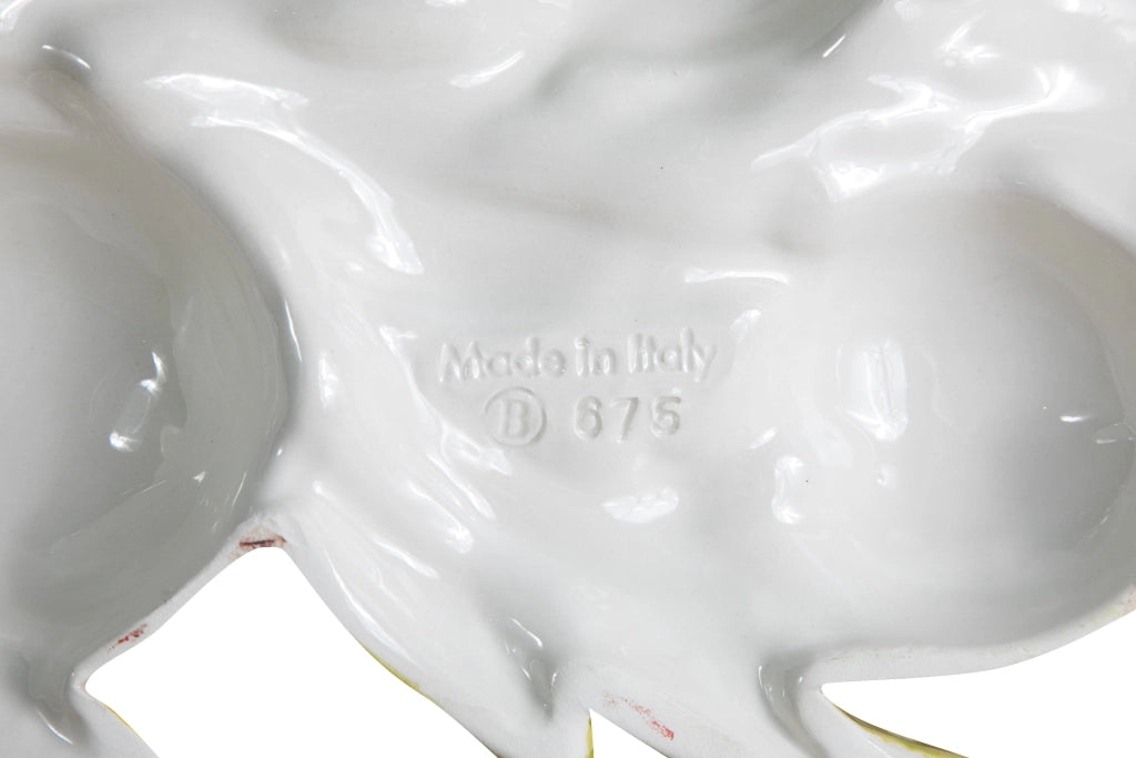 Biscottini FREGIO DECORO IN CERAMICA DI BASSANO L43XPR30XH6 CM MADE IN ITALY