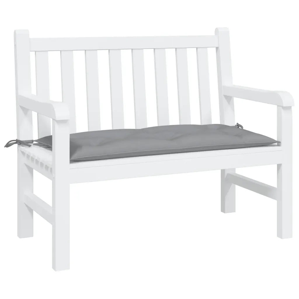 Cuscino per Panca-Cuscini per panchina Grigio 100x50x7 cm in Tessuto Oxford