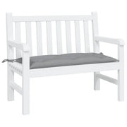 Cuscino per Panca-Cuscini per panchina Grigio 100x50x7 cm in Tessuto Oxford