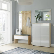 Germania Scarpiera GW-Avino 38x92x51 cm Rovere Navarra e Bianco 438413