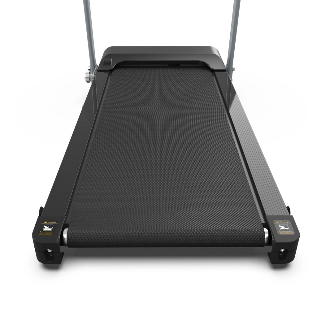 Tapis Roulant Pieghevole 2,5 HP Nero Grigio con Inclinazione, Display LED e Portata 120 kg