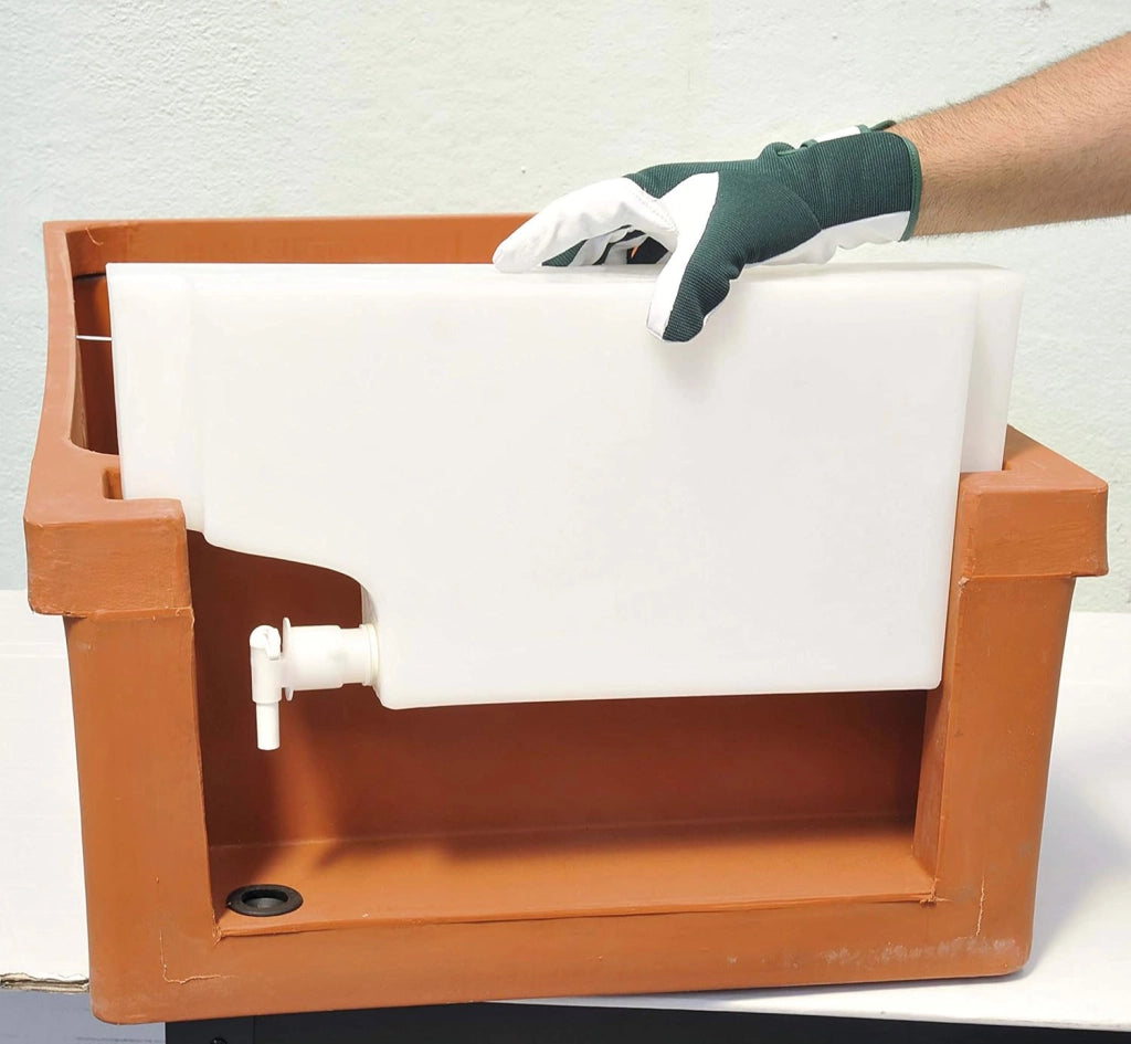 Serbatoio di Ricambio Verdemax Orto Urbano 47x22x10 cm 6 Litri Bianco