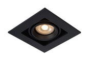 Faretto soffitto Lucide Chimney GU10 50W nero quadrato