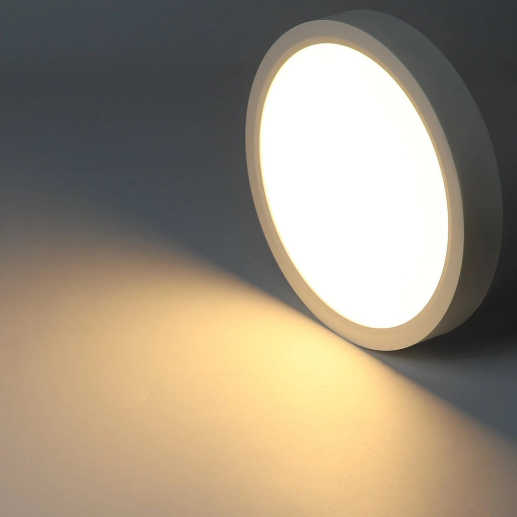 ZMH Lampada da soffitto plafoniera LED moderna bianca 22 cm 15W illuminazione economica per interni