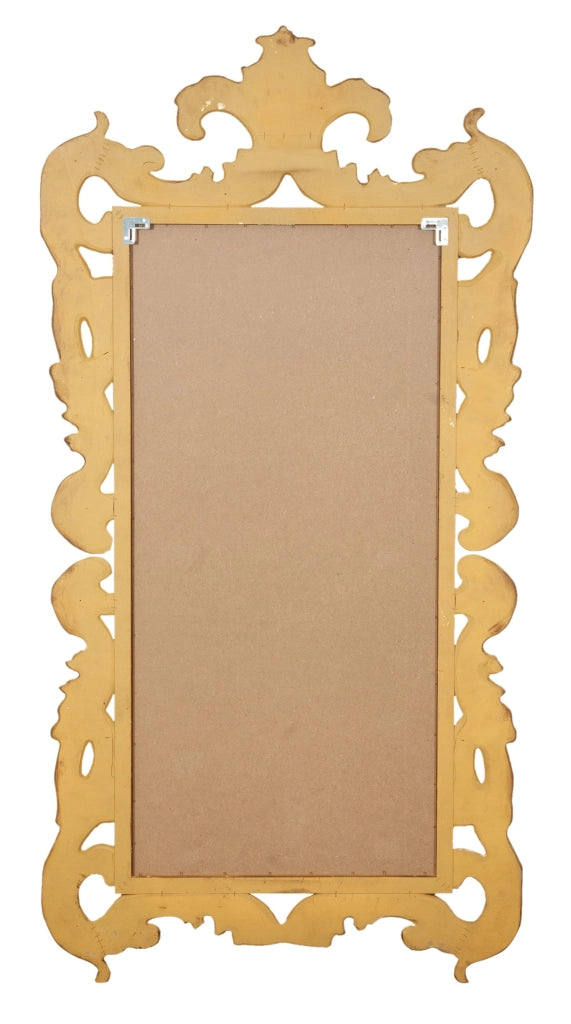 Biscottini SPECCHIERA DA PARETE IN LEGNO FINITURA FOGLIA ORO ANTICATO MADE IN ITALY