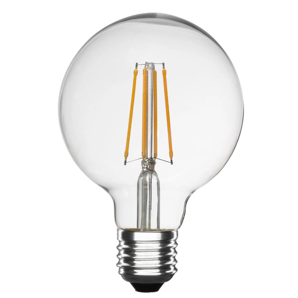 Lampadina G95 globo E27 LED 15W resa 187W lampada decorativa vetro luce NATURALE pub bar taverna pizzeria 4000K