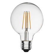 Lampadina G95 globo E27 LED 15W resa 187W lampada decorativa vetro luce NATURALE pub bar taverna pizzeria 4000K