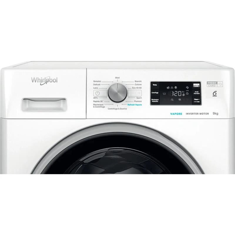 WHIRPOOL FFBR849BSVIT LAVATRICE A LIBERA INSTALLAZIONE 1400G 9KG CLASSE A