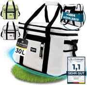 Borsa termica per acquisti e pic nic - Borsa grande auto come borsa termica e borsa per pic nic auto - Maggiore organizzazione con borsa grande - Borsa per pranzo e mini box per alimenti freschi