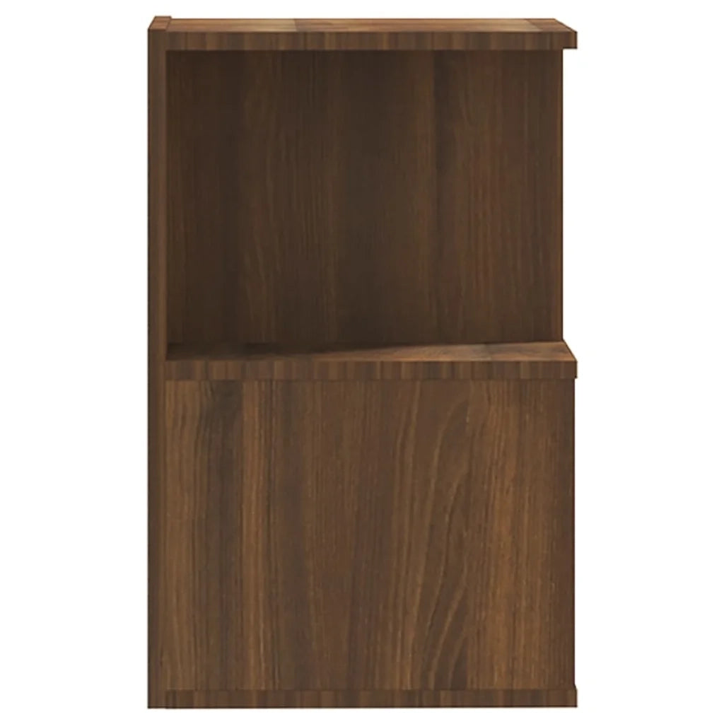 Comodini 2 pz Rovere Marrone 35x35x55 cm in Legno Multistrato 815188
