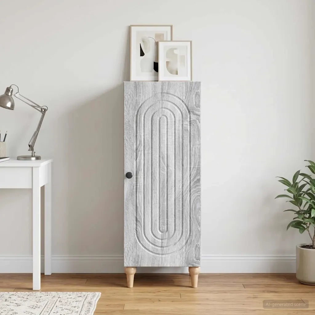 Credenza Grigio Sonoma 33 x 34,5 x 90 cm Legno ingegnerizzato 894141