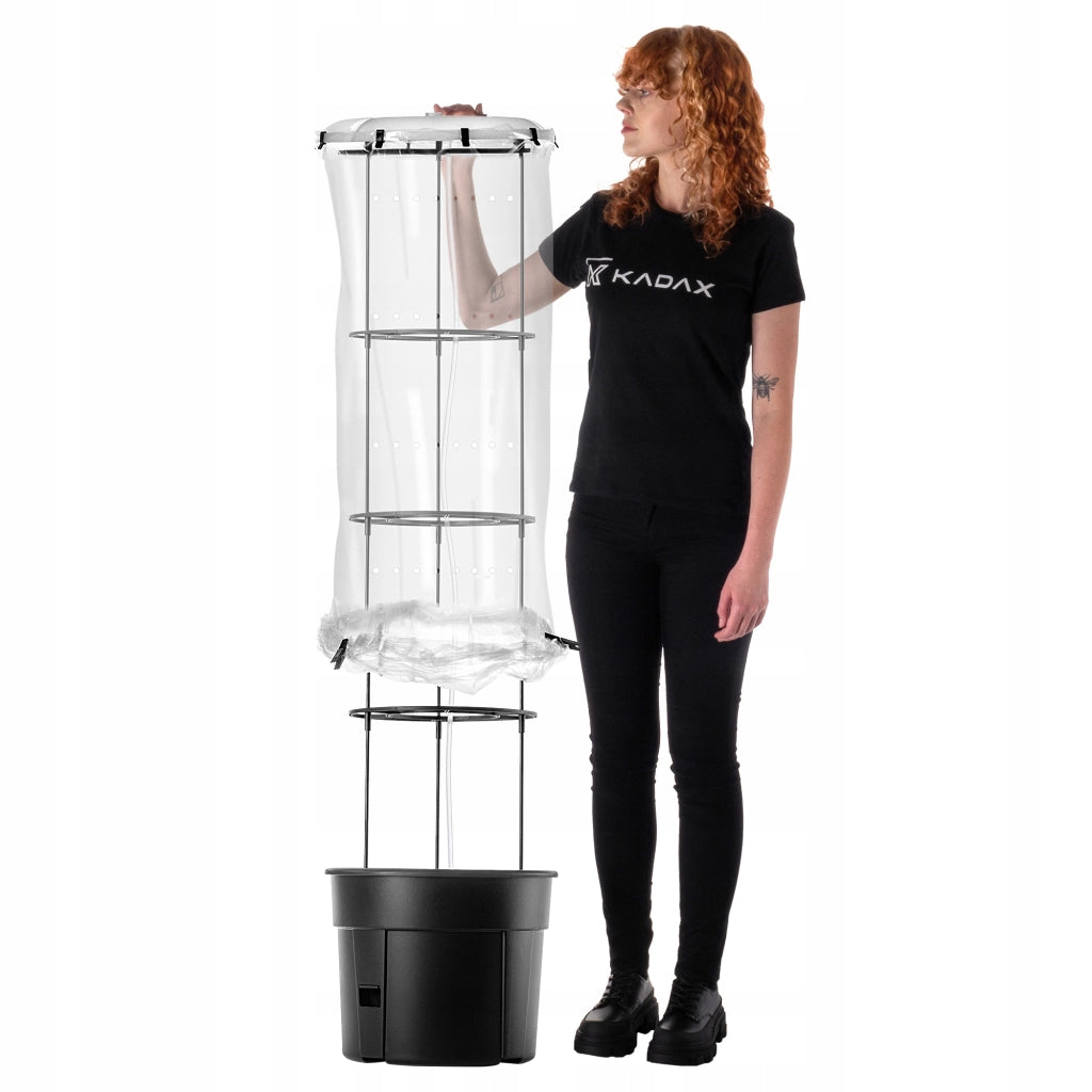 Fioriera per pomodori KADAX da 28 litri + set di copertura protettiva a ombrello