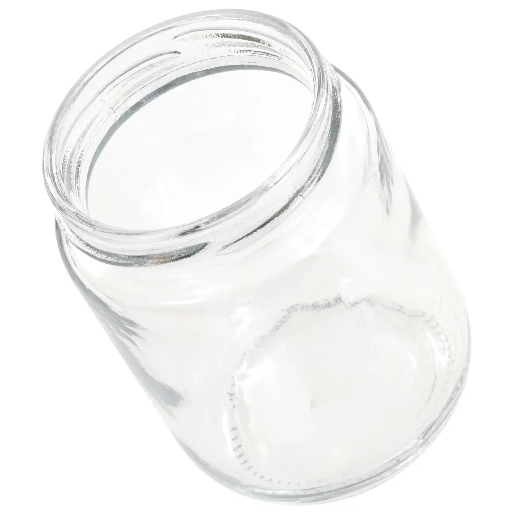 Vasi per Marmellata in Vetro Coperchio Rosso 48 pz 230 ml CFW5716979