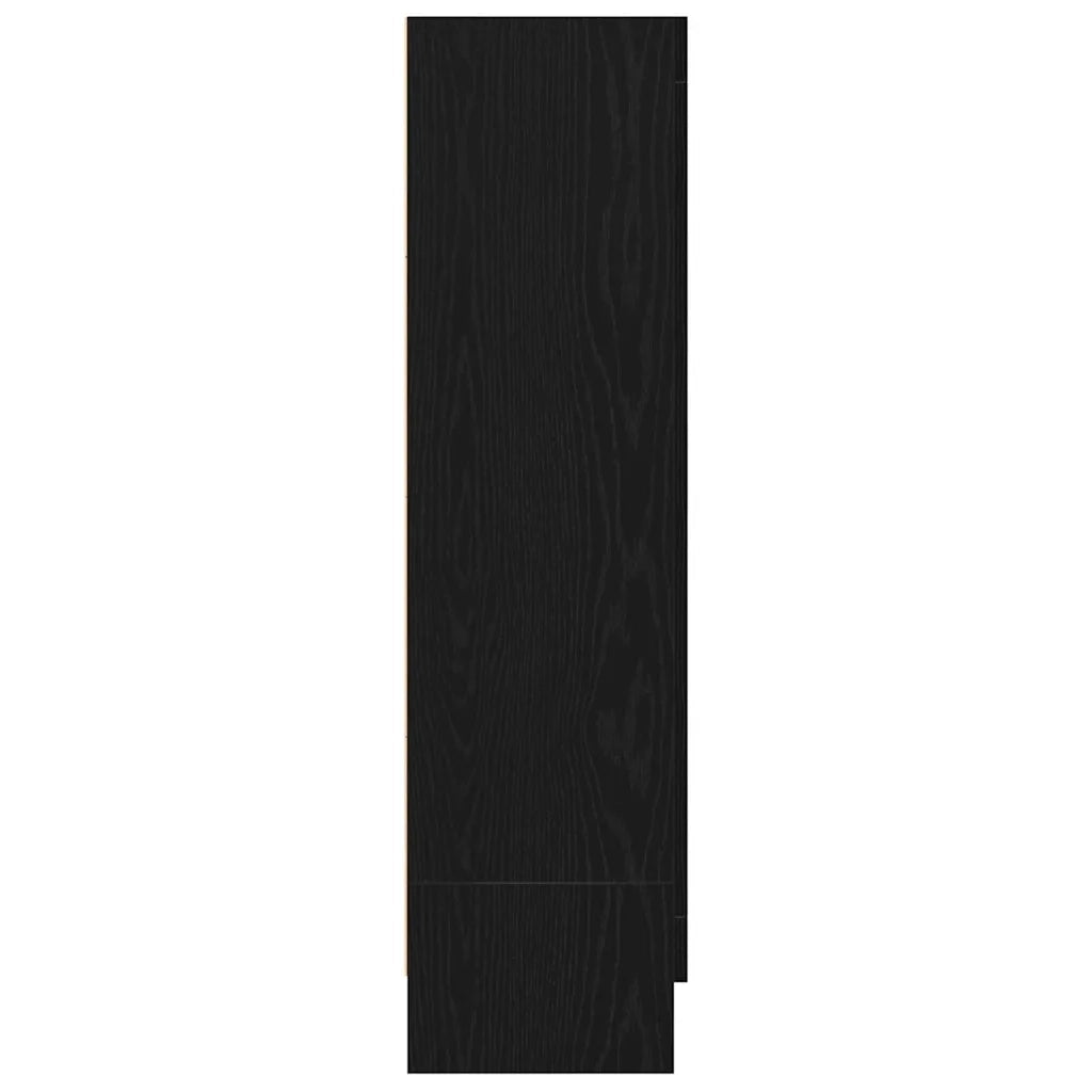 Armadio per Libri Rovere Nero 82,5 x 30,5 x 115 cm 862516