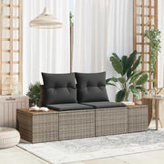 Divano da giardino Grigio 184 x 62 x 85cm polyrattan 42006819