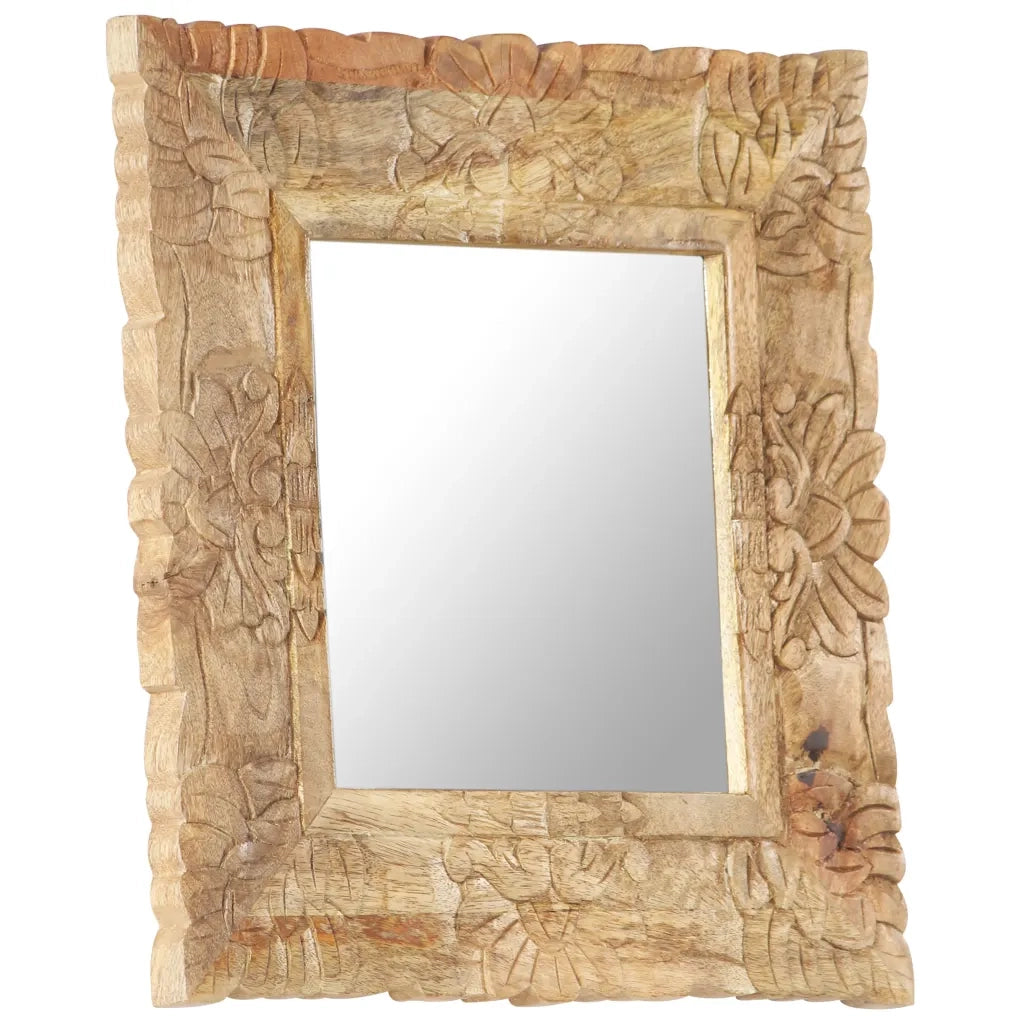 Specchio 50x50 cm in Legno Massello di Mango cod mxl 55720