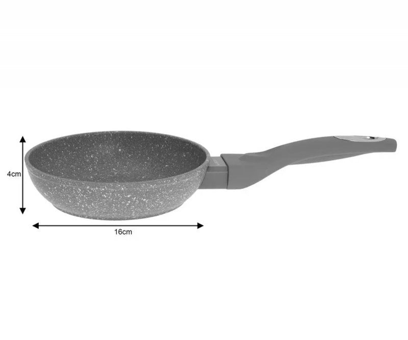 Klausberg KB-7305 Padella rivestita in granito resistente da 16 cm