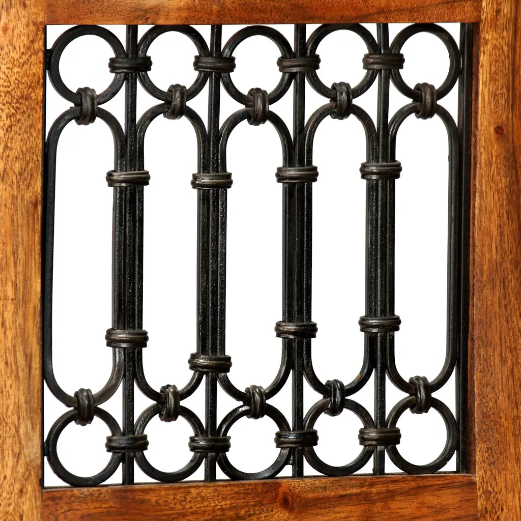 Sedie da Pranzo 4 pz in Legno Massello Classiche 275271