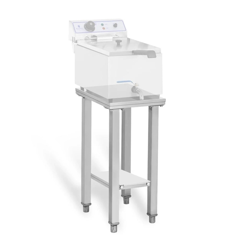 Tavolo per friggitrice 41 x 29 cm acciaio inox 14_0003727