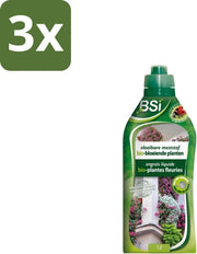 Bio Meststof per Piante in Bloeitooi - Rafforzamento della Fioritura e Crescita Salute - 1 L - Confezione in Bulk - 3 pezzi