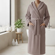 Satotite, Accappatoio 100% Cotone con Cappuccio, Viola Lilla