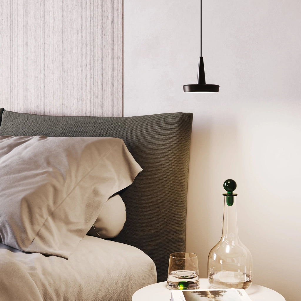 Baby Lampada a sospensione a LED in alluminio pressofuso, dimmerabile TRIAC, temperatura colore 3000K, CRI 90, IP40, design moderno compatto