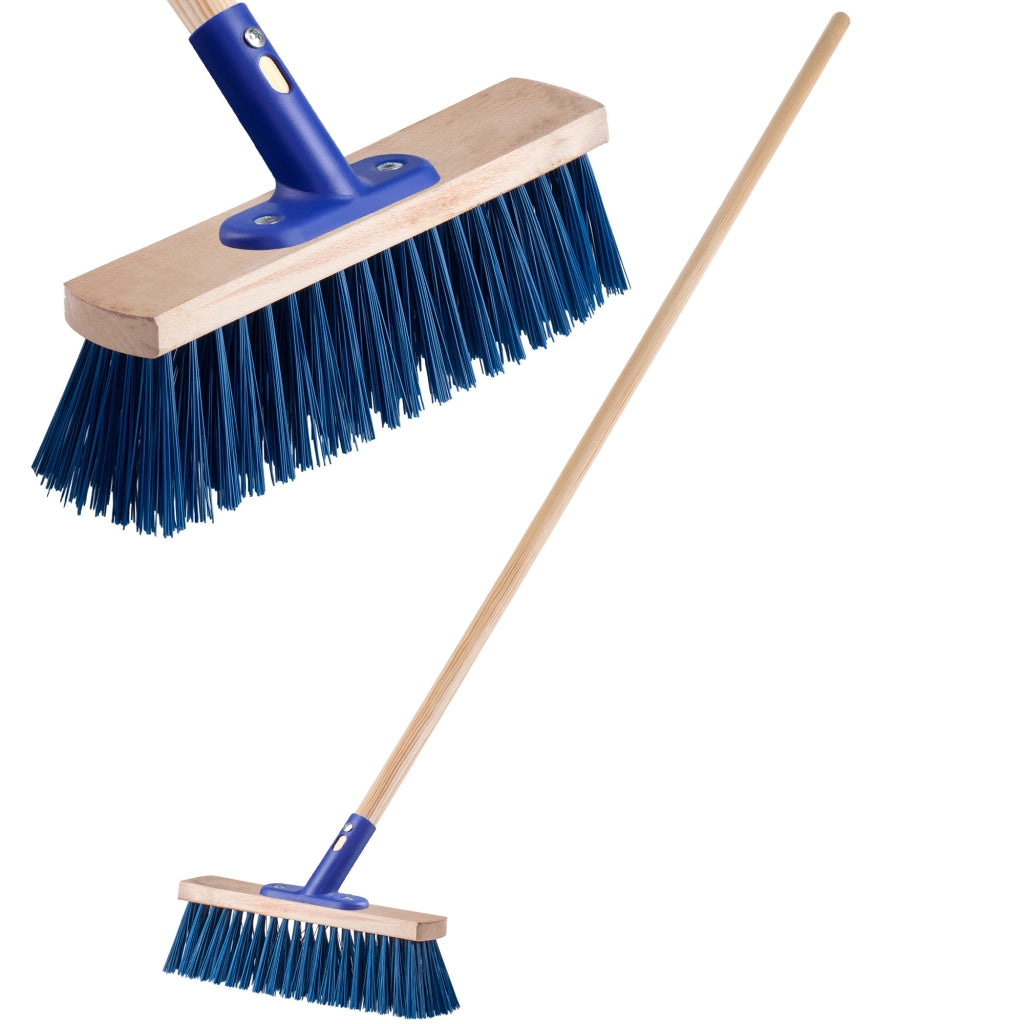 Scopa da giardino KADAX per spazzare strade e giardini, 30 cm