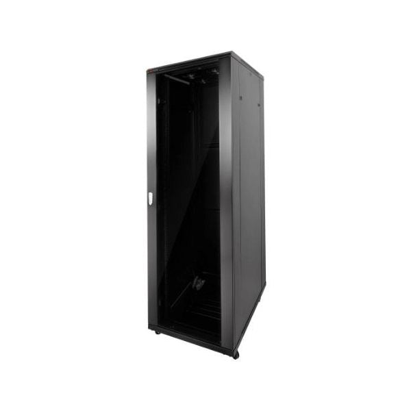 Rack hikvision 22u, 600*600*1160mm(comp.ruote) max: 500kg porta vetro disassemblato - ds-xs6622-e/dg - trasp. da concordare
