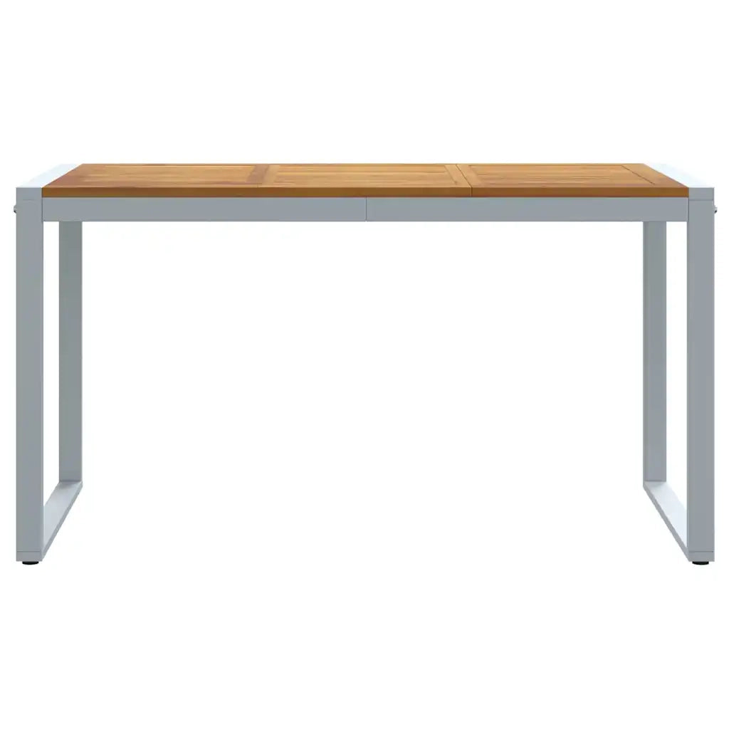 Tavolo da Giardino Grigio 140 x 80 x 75 cm 4010602