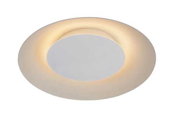 Plafoniera Lucide Foskal bianca Ø34,5 LED 12W 2700K