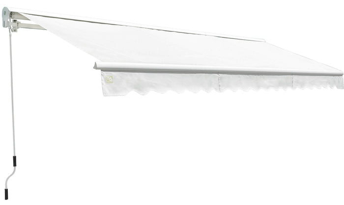 Tenda da Sole 2,95x2m Tessuto Poliestere Kraus Lavanda Ecrù