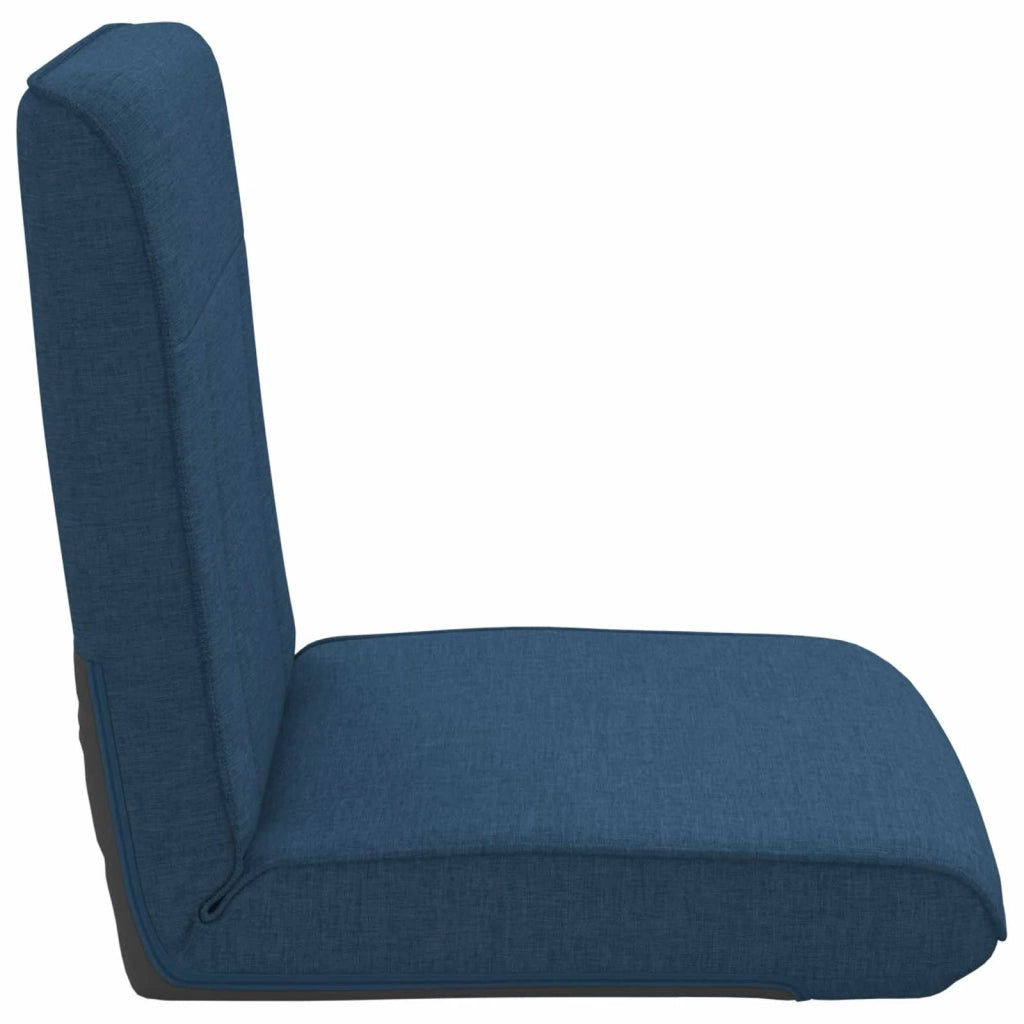 Sedia a pavimento regolabile Blu Tessuto