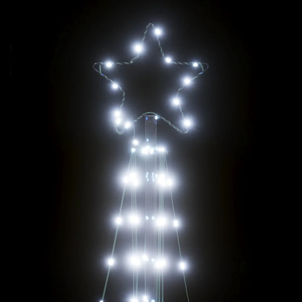 Albero di Natale a LED 363 LED Bianco Freddo 182 cm 4016409