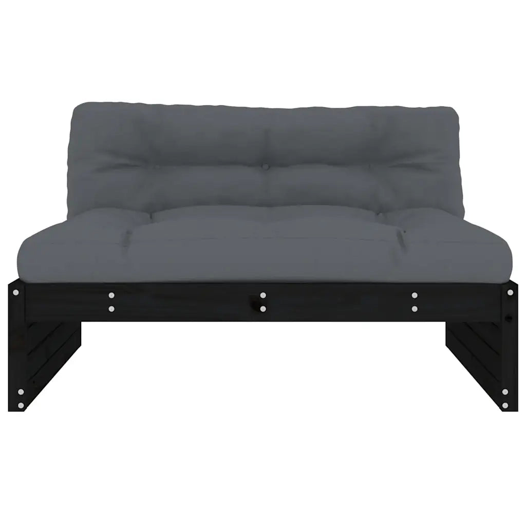 Divano Centrale 120x80 cm in Legno Massello di Pino Nerocod mxl 96984
